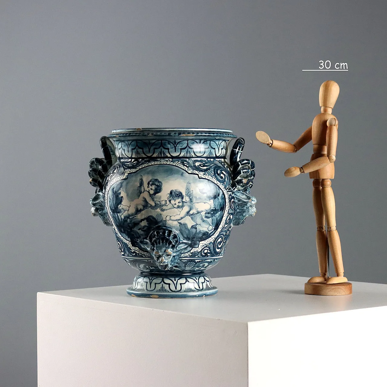 Jar in majolica, Manifattura Spica Albisola, 1930s 2