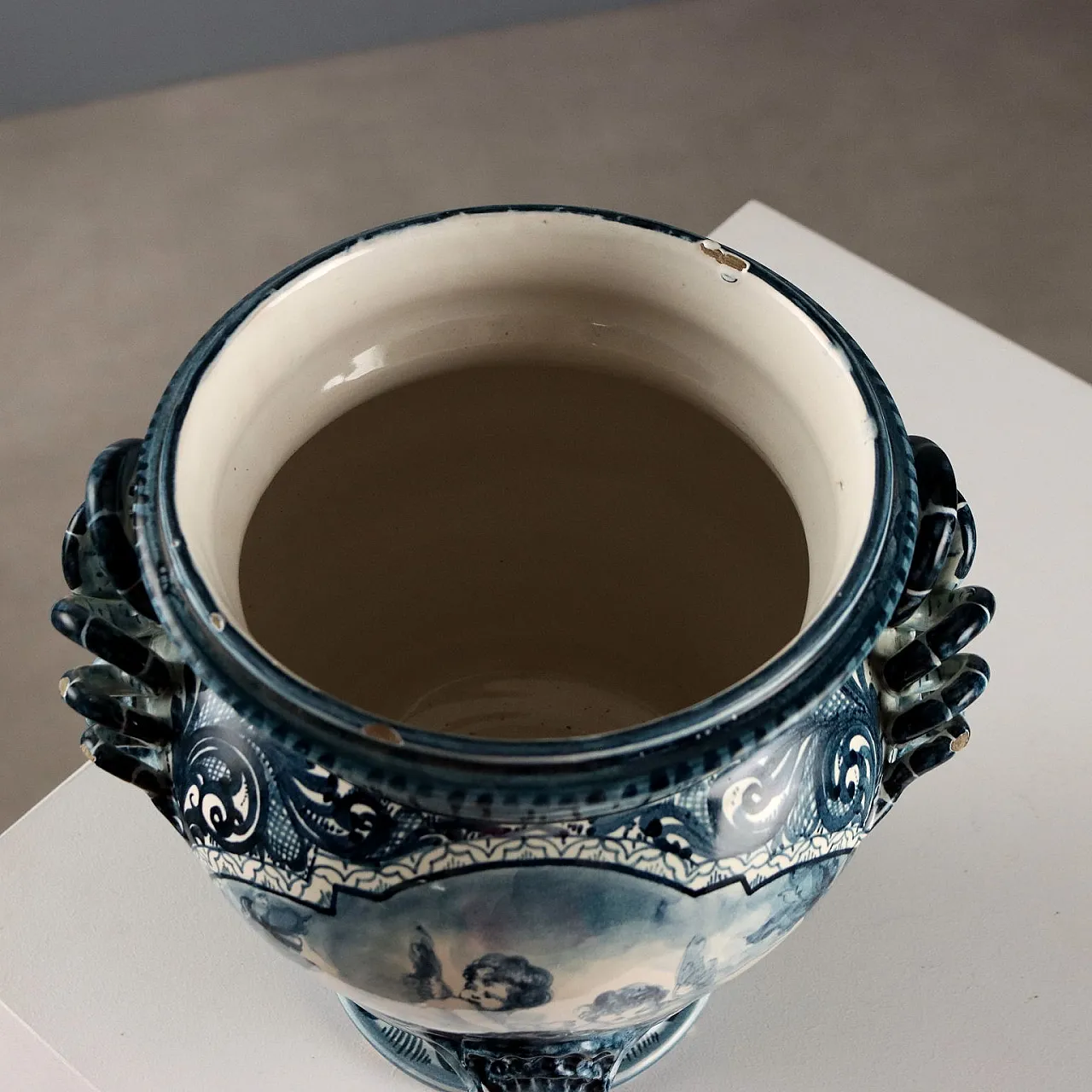 Jar in majolica, Manifattura Spica Albisola, 1930s 4