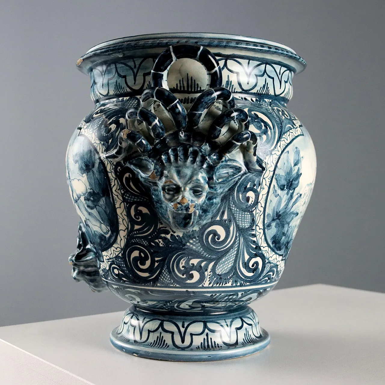 Jar in majolica, Manifattura Spica Albisola, 1930s 7