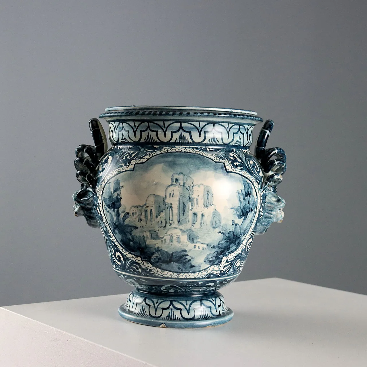 Jar in majolica, Manifattura Spica Albisola, 1930s 10