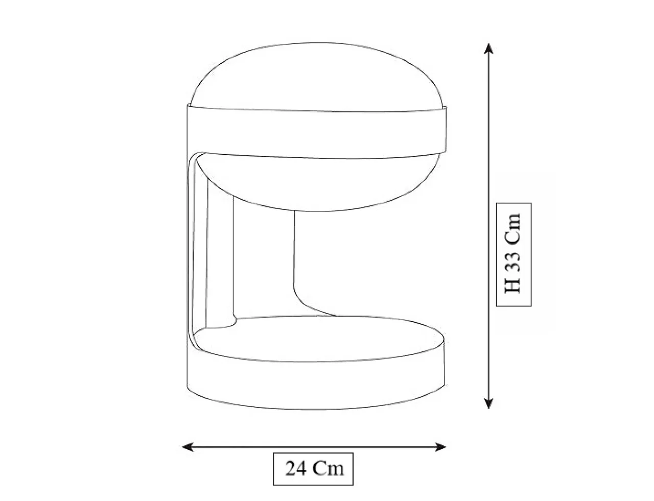 KD29 table lamp by Joe Colombo for Kartell, 1960s 17