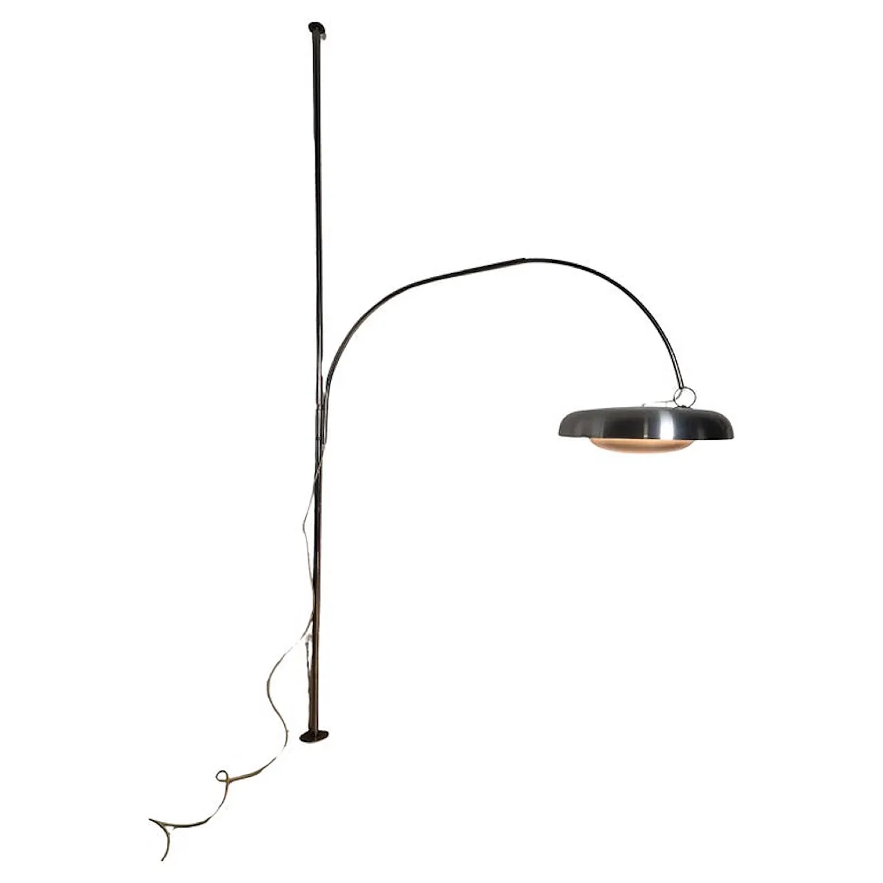 Metal Arc floor lamp by Pirro Cuniberti for Sirrah   70s 1