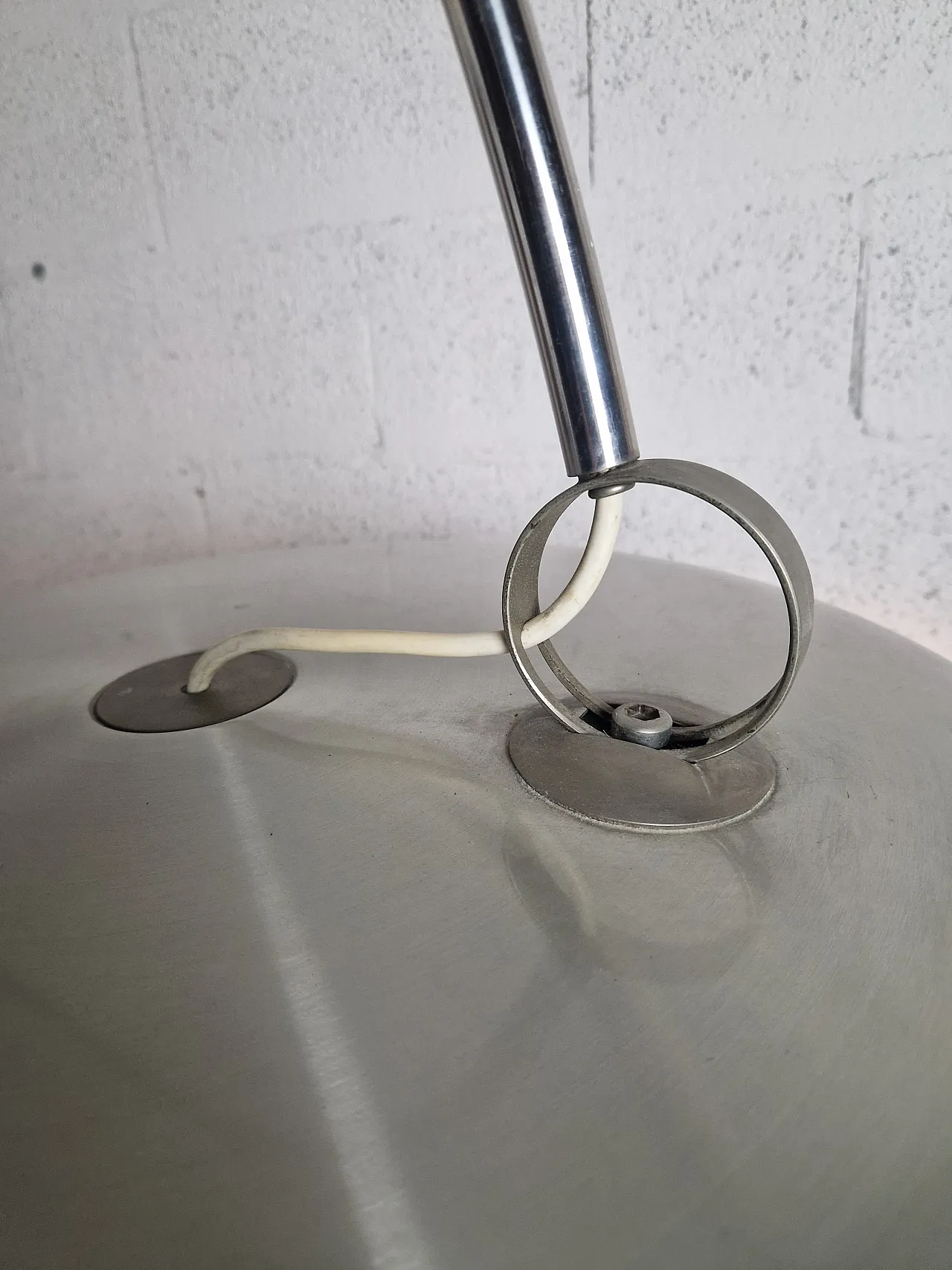 Metal Arc floor lamp by Pirro Cuniberti for Sirrah   70s 3