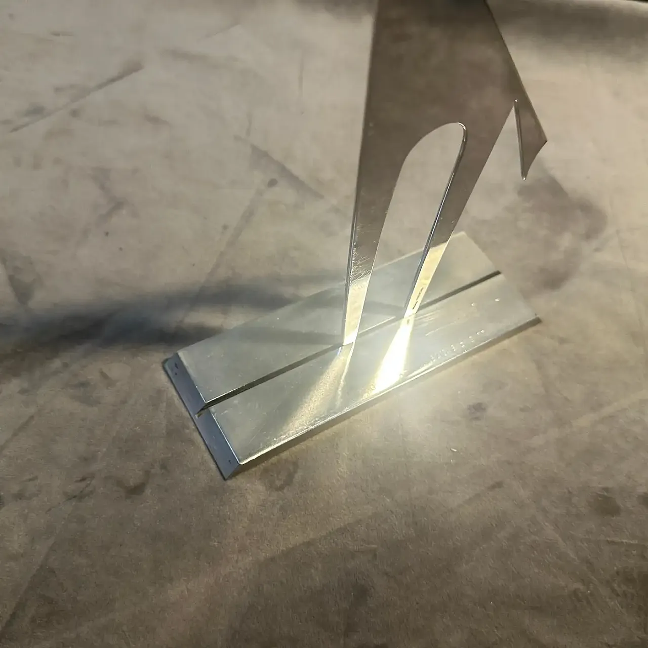 La Giraffa by Lino Sabattini, silver-plated sculpture, 1990s 5