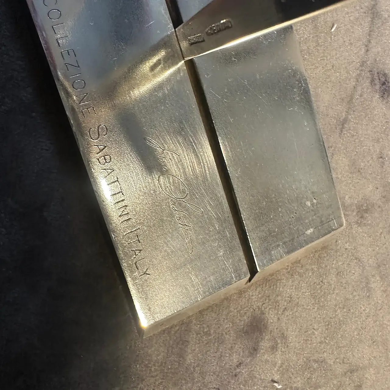 La Giraffa by Lino Sabattini, silver-plated sculpture, 1990s 9