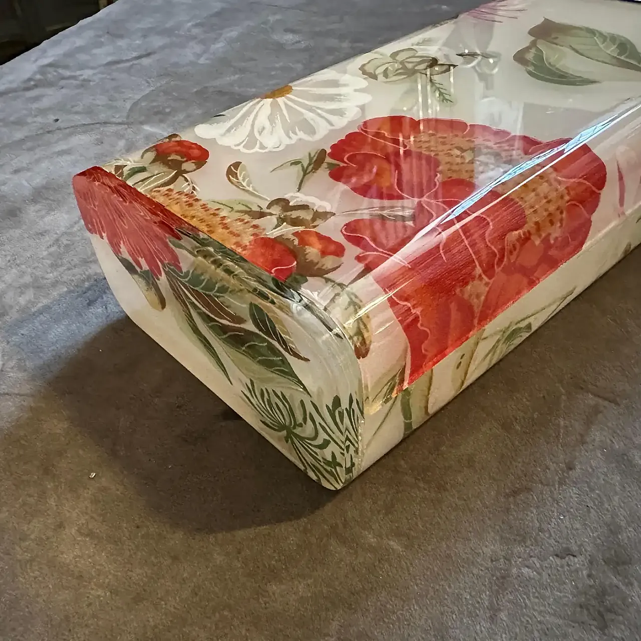 Scatola in lucite di Ulderico Cavinato, anni '70 2