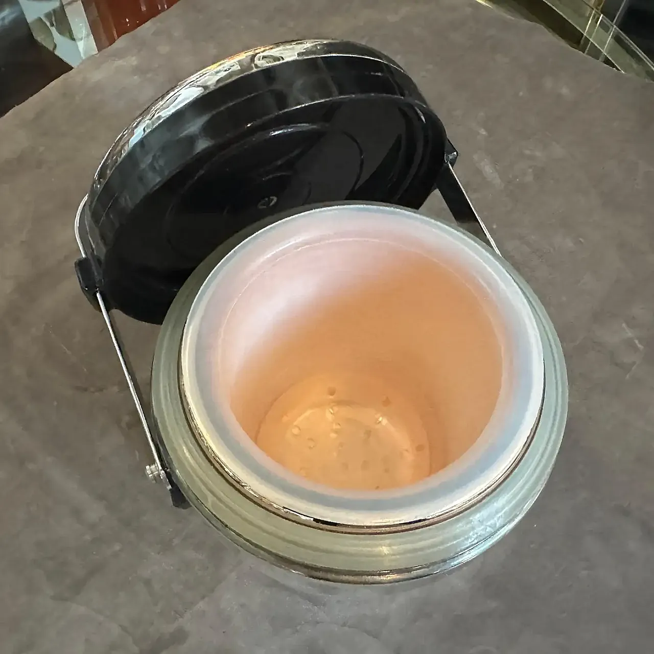 Secchiello per il ghiaccio in metallo e plastica di Erhard, anni '70 7