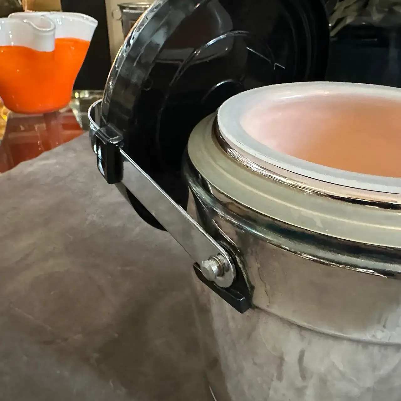 Secchiello per il ghiaccio in metallo e plastica di Erhard, anni '70 11