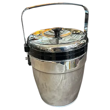 Metal and plastic ice bucket by Erhard, 1970s