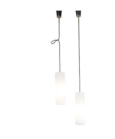 Coppia di lampade a sospensione, anni '60