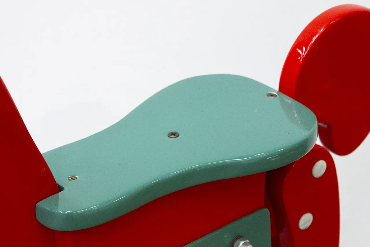 Cavallino a molla, gioco da giardino, '900 5