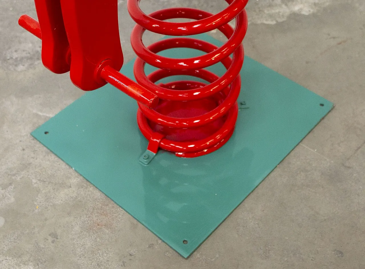 Cavallino a molla, gioco da giardino, '900 7