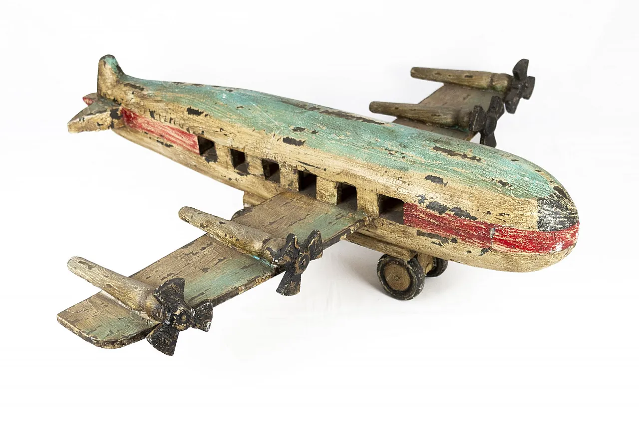 Aereo in legno di pioppo, '900 1