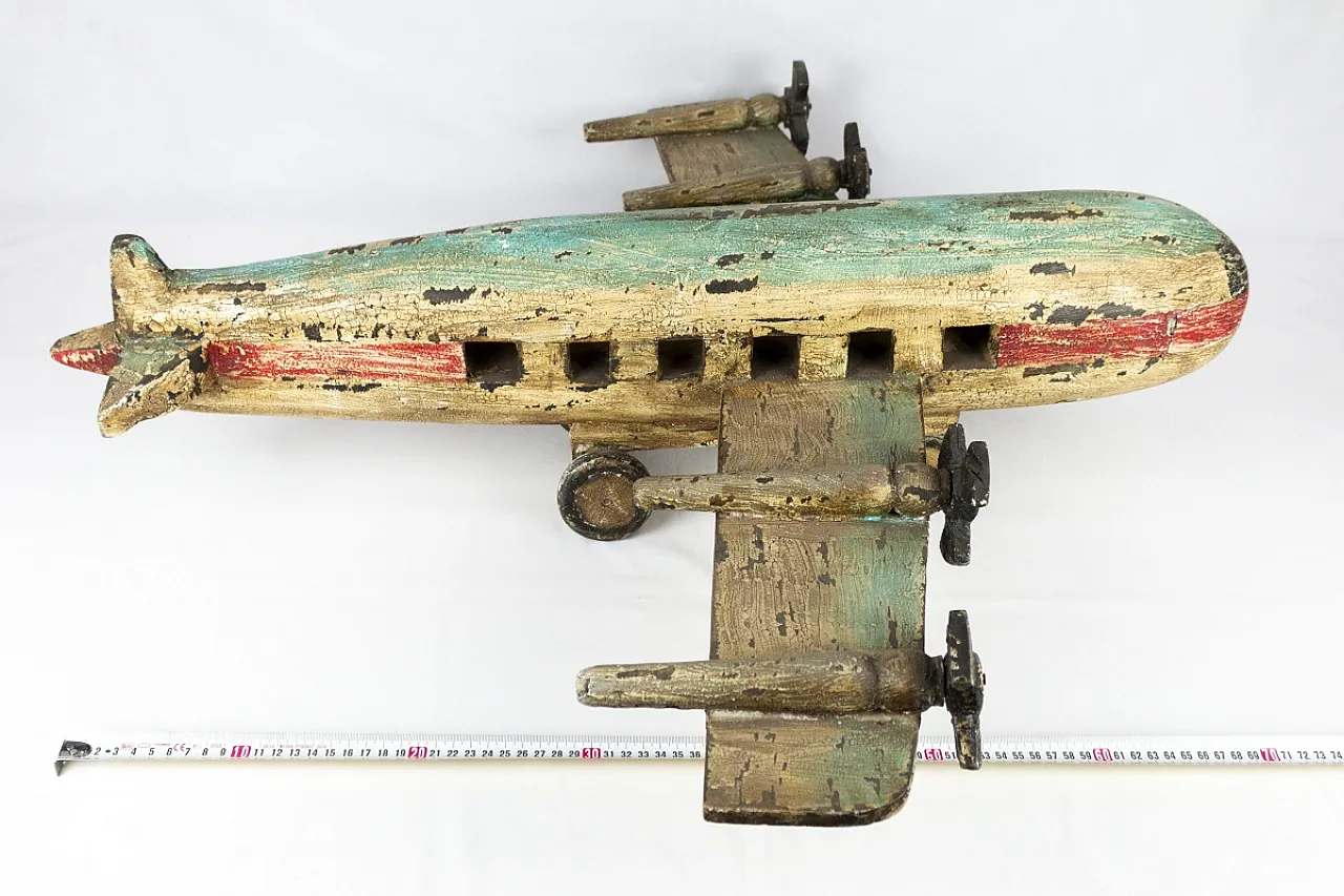 Aereo in legno di pioppo, '900 9