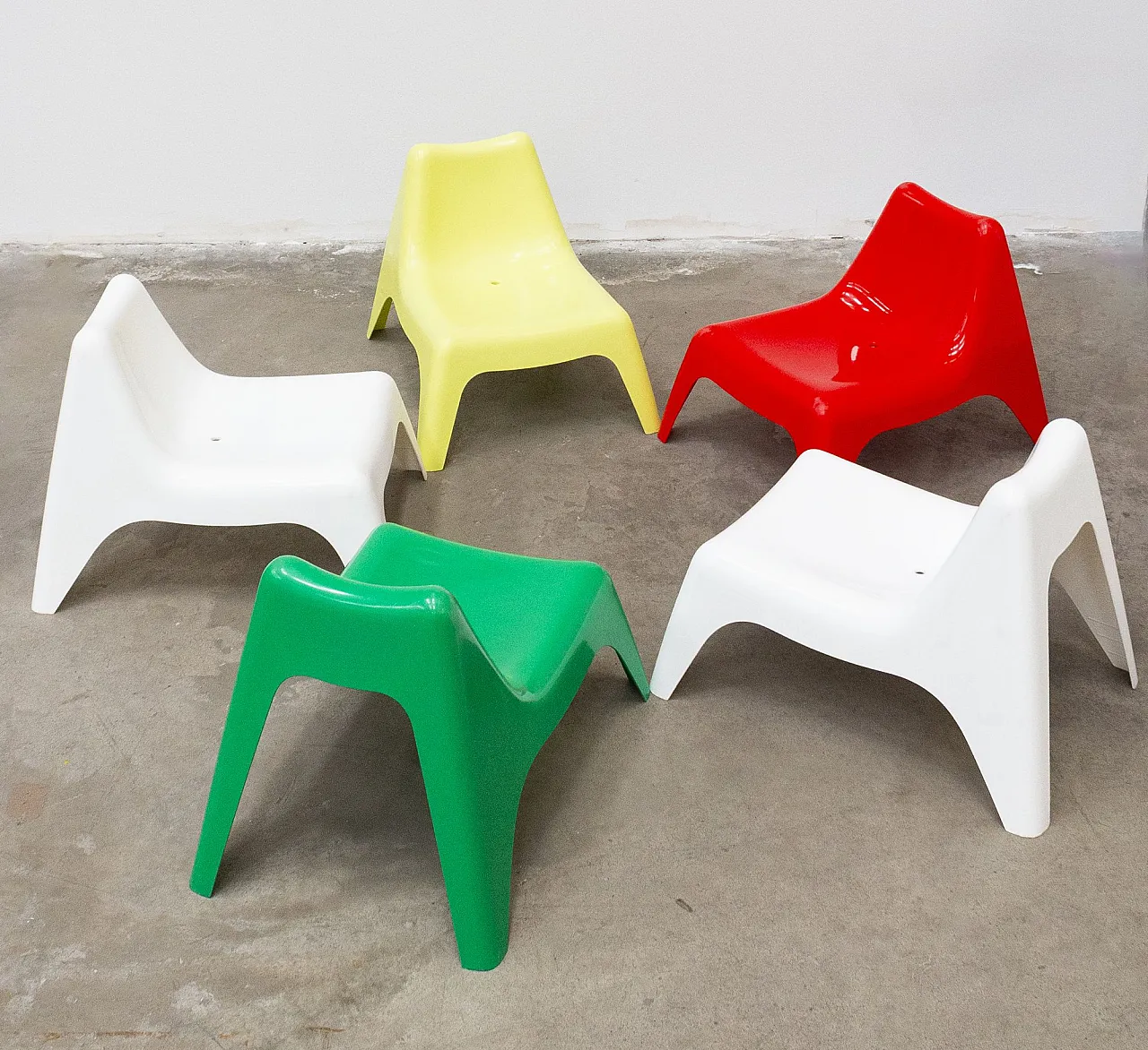 5 Sedie IKEA BUNSÖ, anni 2000 1