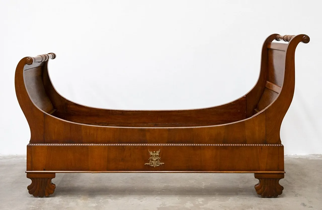 Single boat bed, early 19th century 1