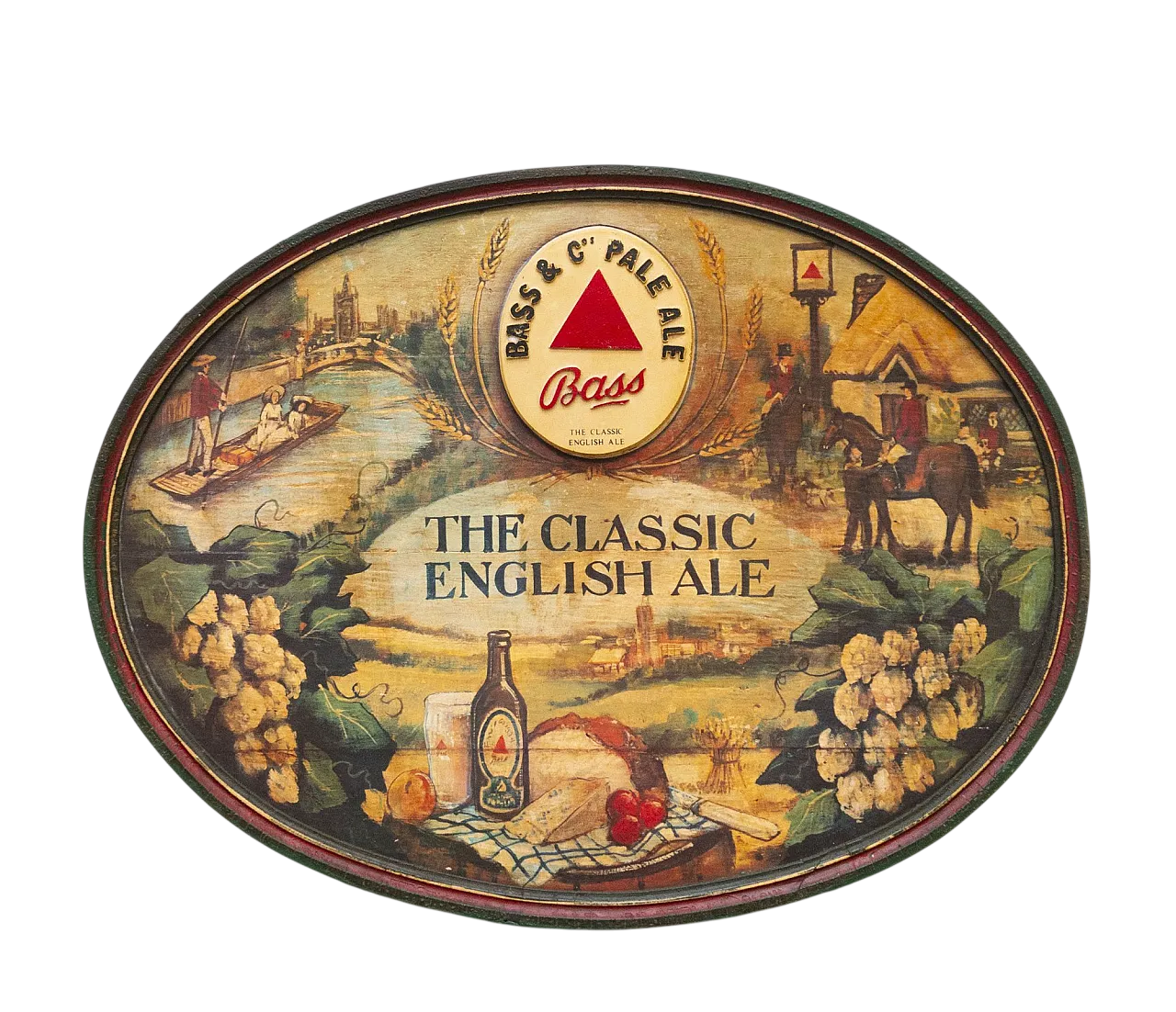 Birra Bass & C Pale Ale, insegna in legno, '900 6