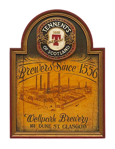 Tennent's of Scotland, insegna da pub, '900