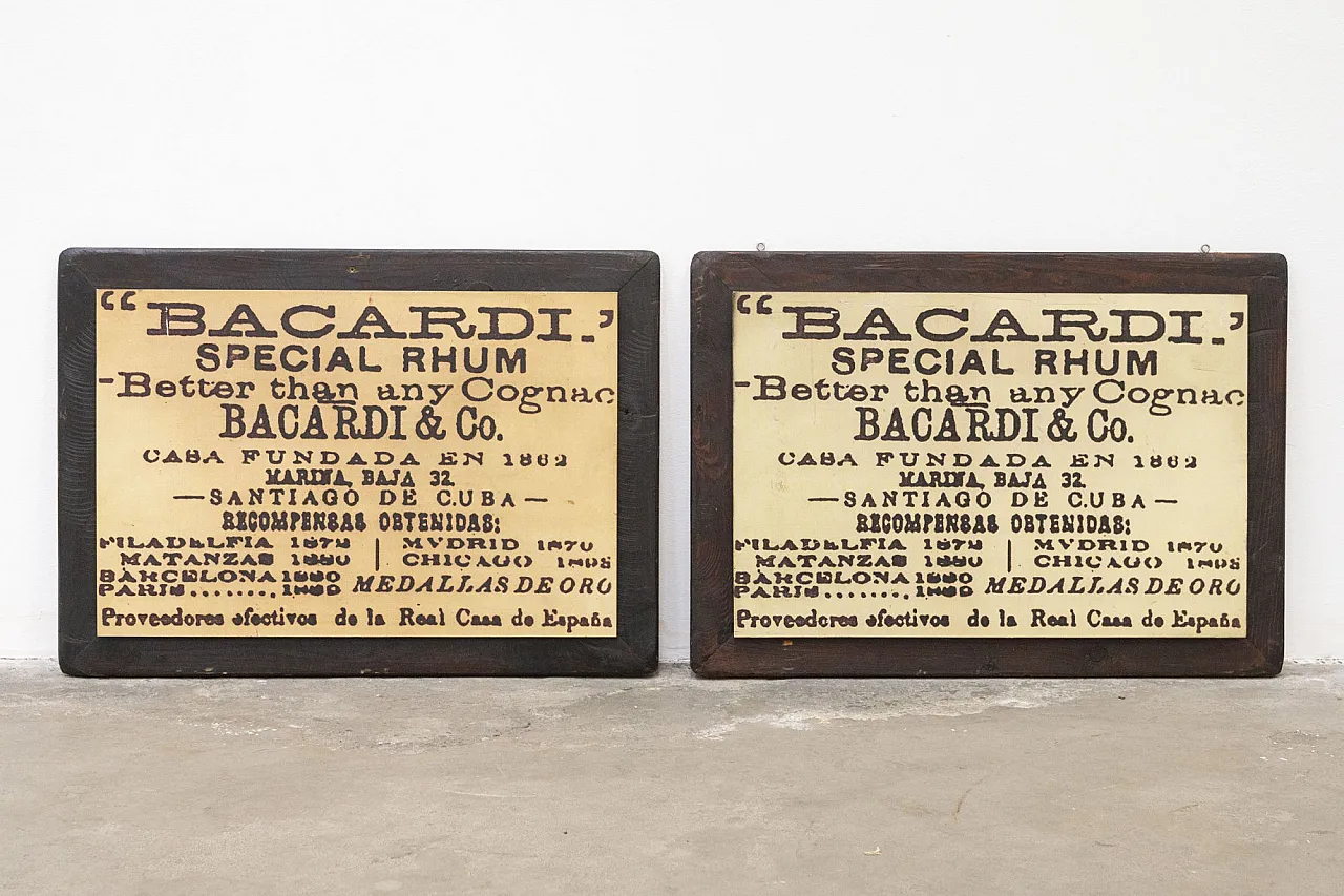 Bacardi Special Rhum, pannello pubblicitario, '900 1