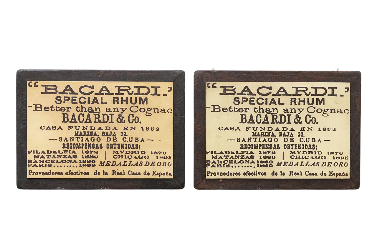 Bacardi Special Rhum, pannello pubblicitario, '900 9