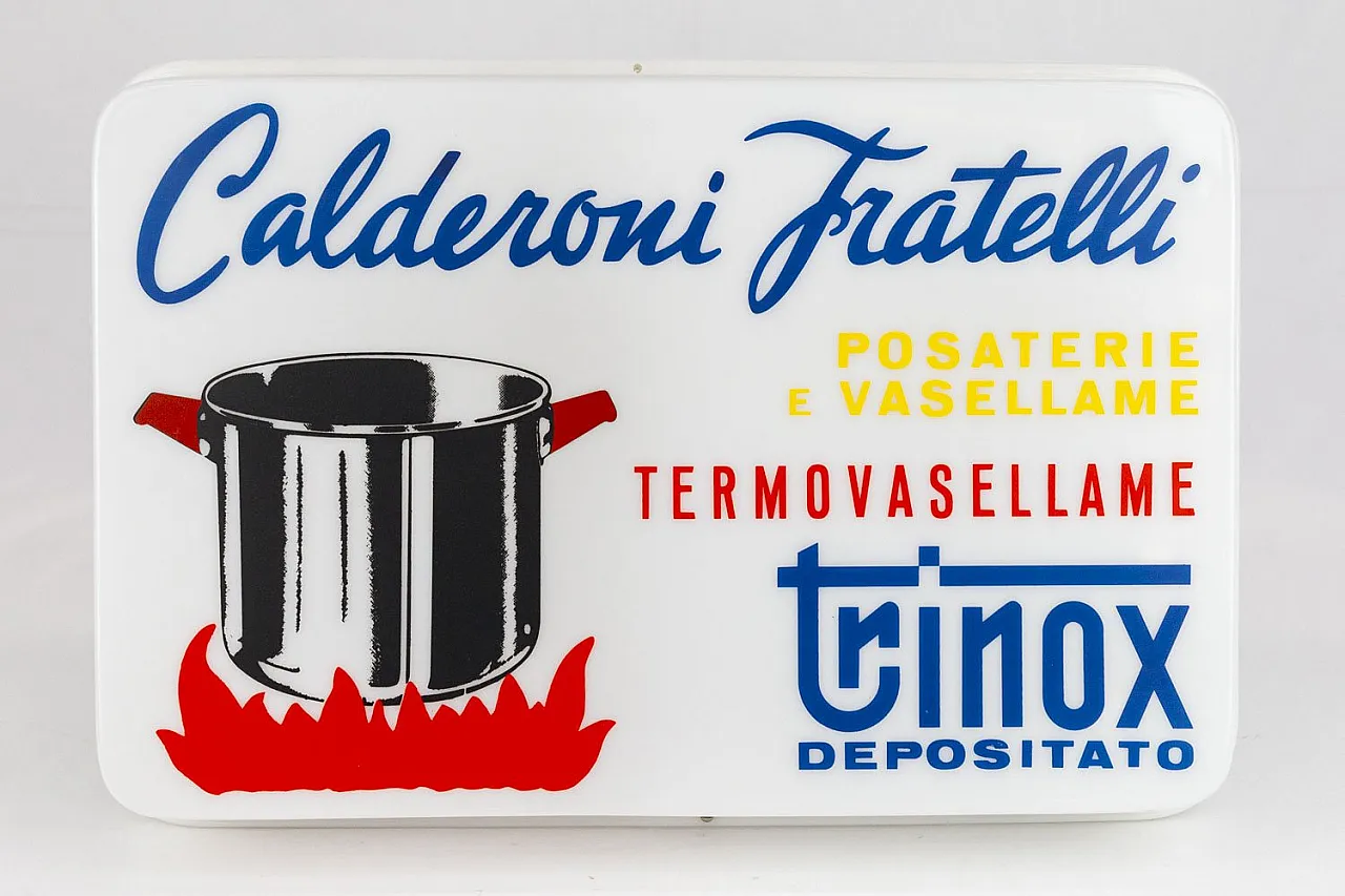 Calderoni Fratelli, insegna luminosa, fine '900 1