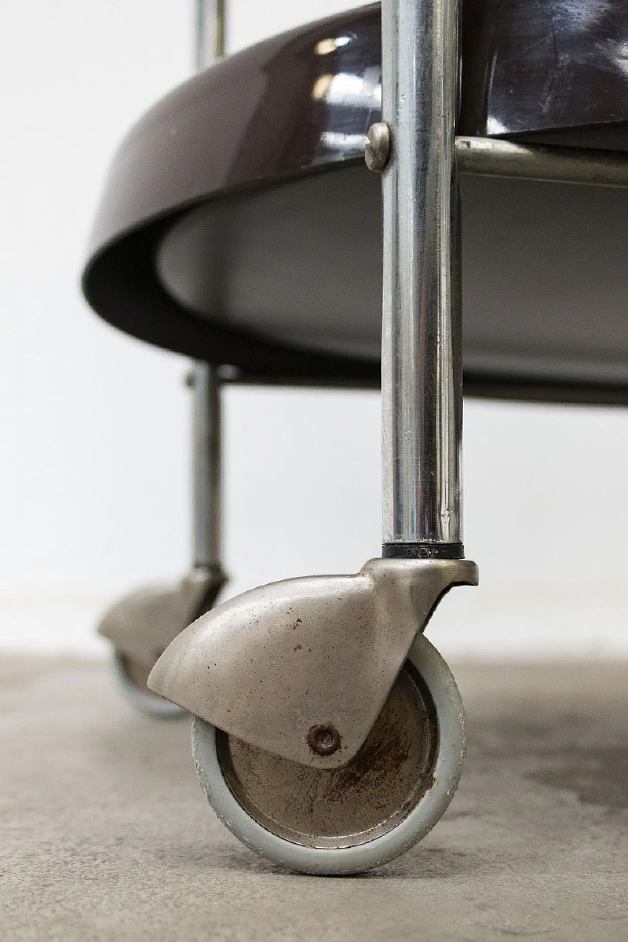Space Age trolley in plastic and chrome-plated steel, 1970s 8