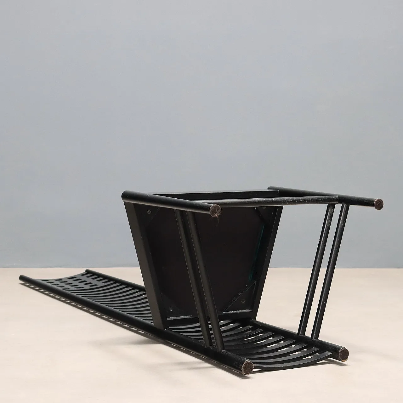 Sedia in legno di frassino e rivestimento in velluto, '900 8