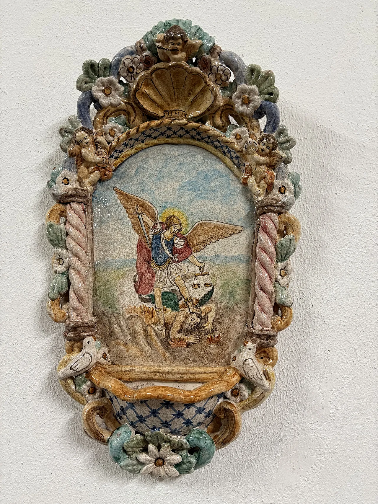 Acquasantiera San Michele Arcangelo, anni '50 1