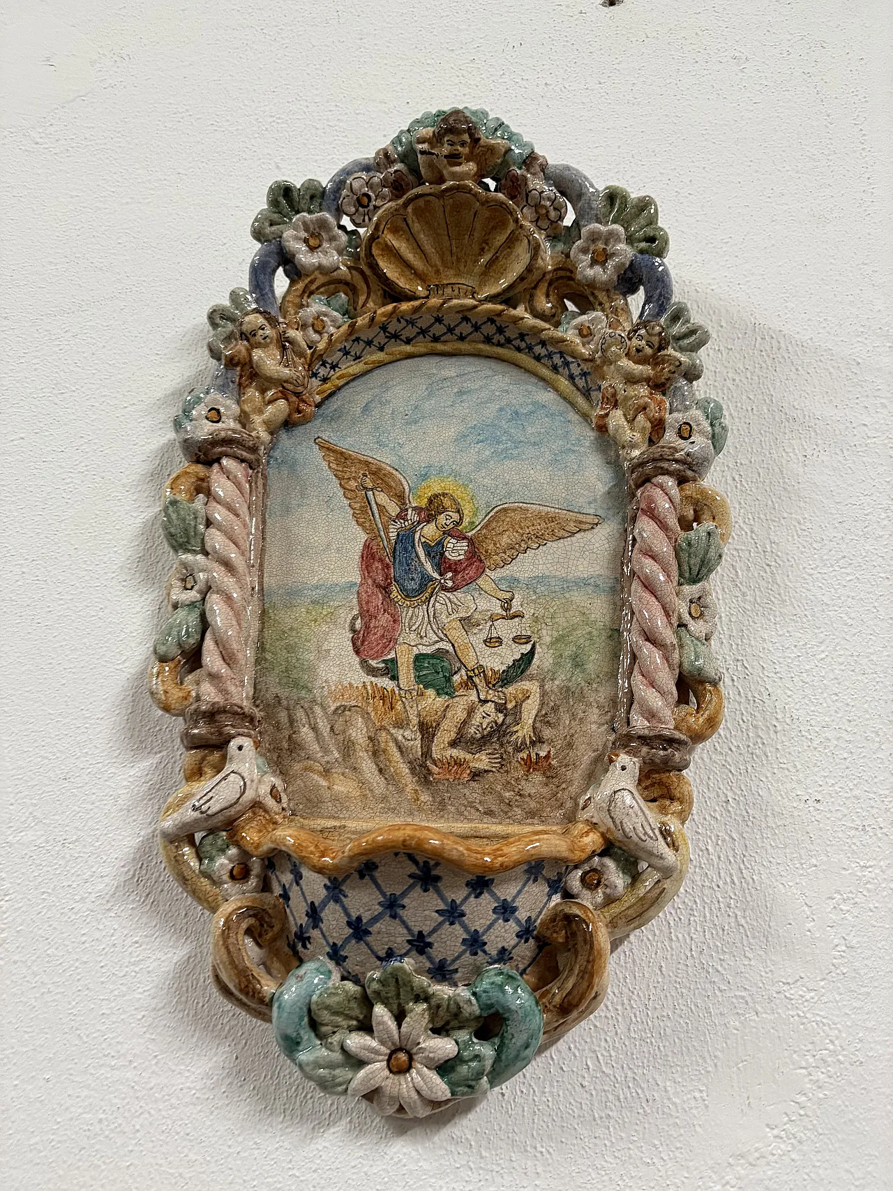 Acquasantiera San Michele Arcangelo, anni '50 2