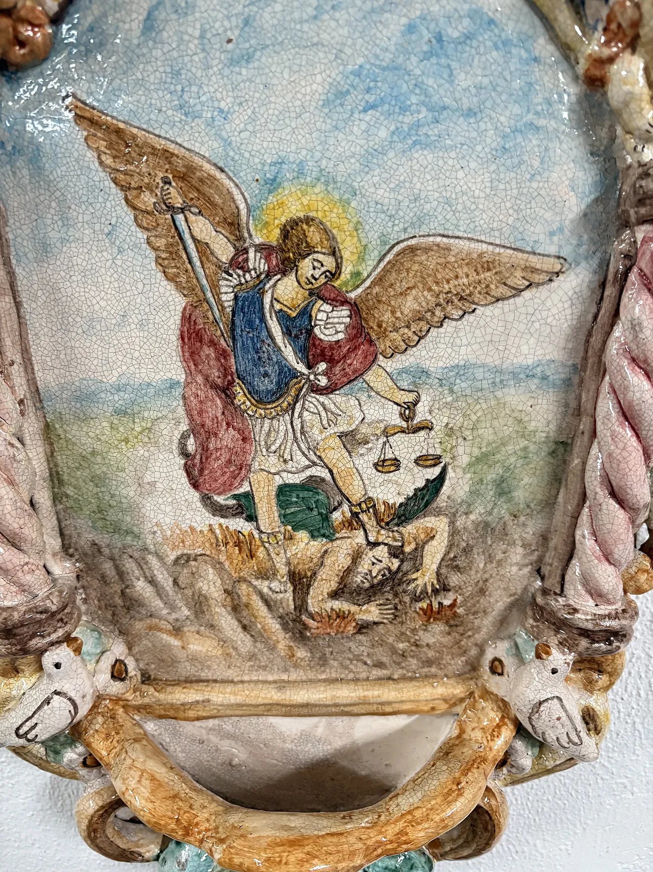 Acquasantiera San Michele Arcangelo, anni '50 3