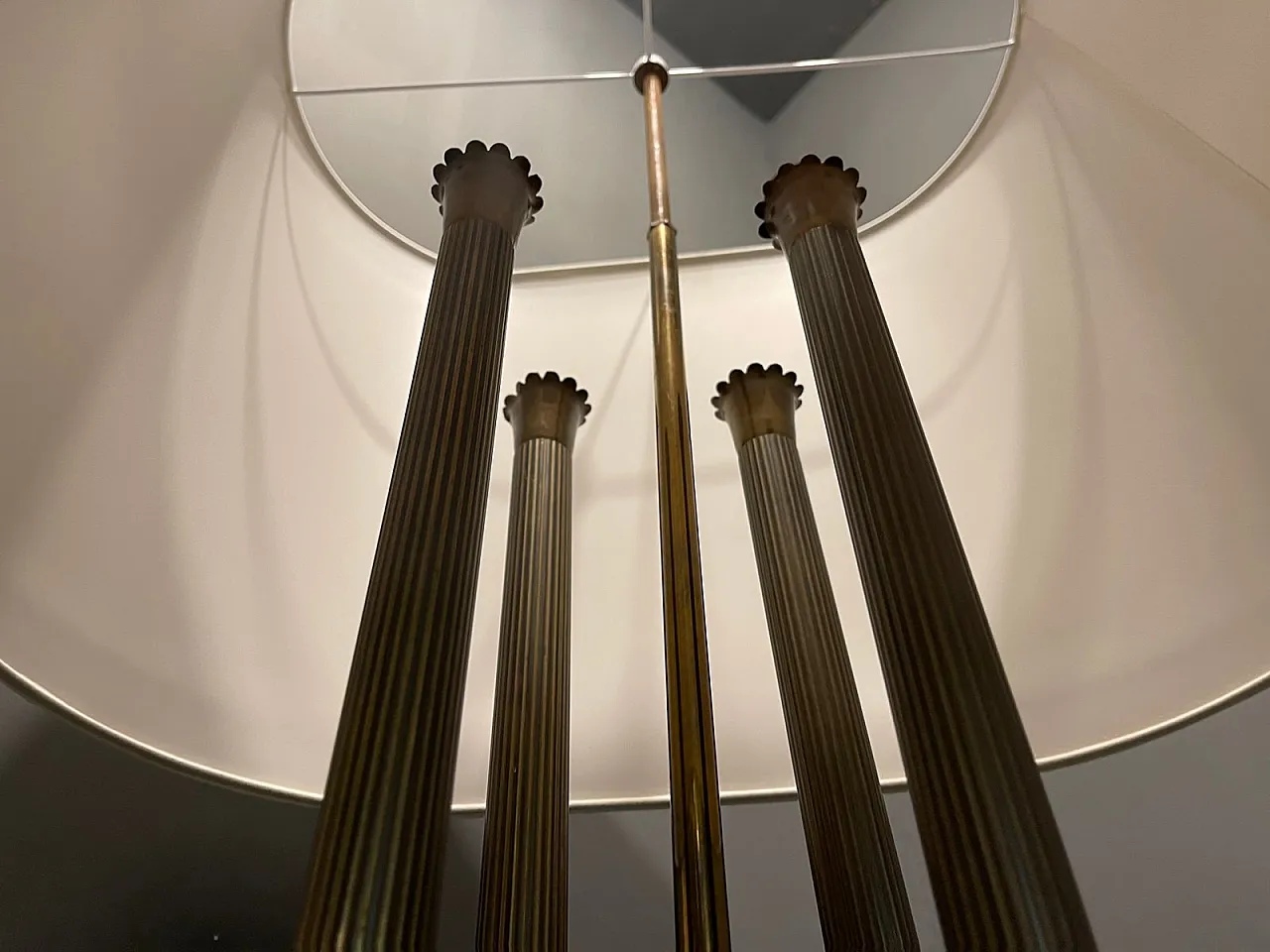 Bronze floor lamp by Pietro Chiesa, Italy, 1950s 2