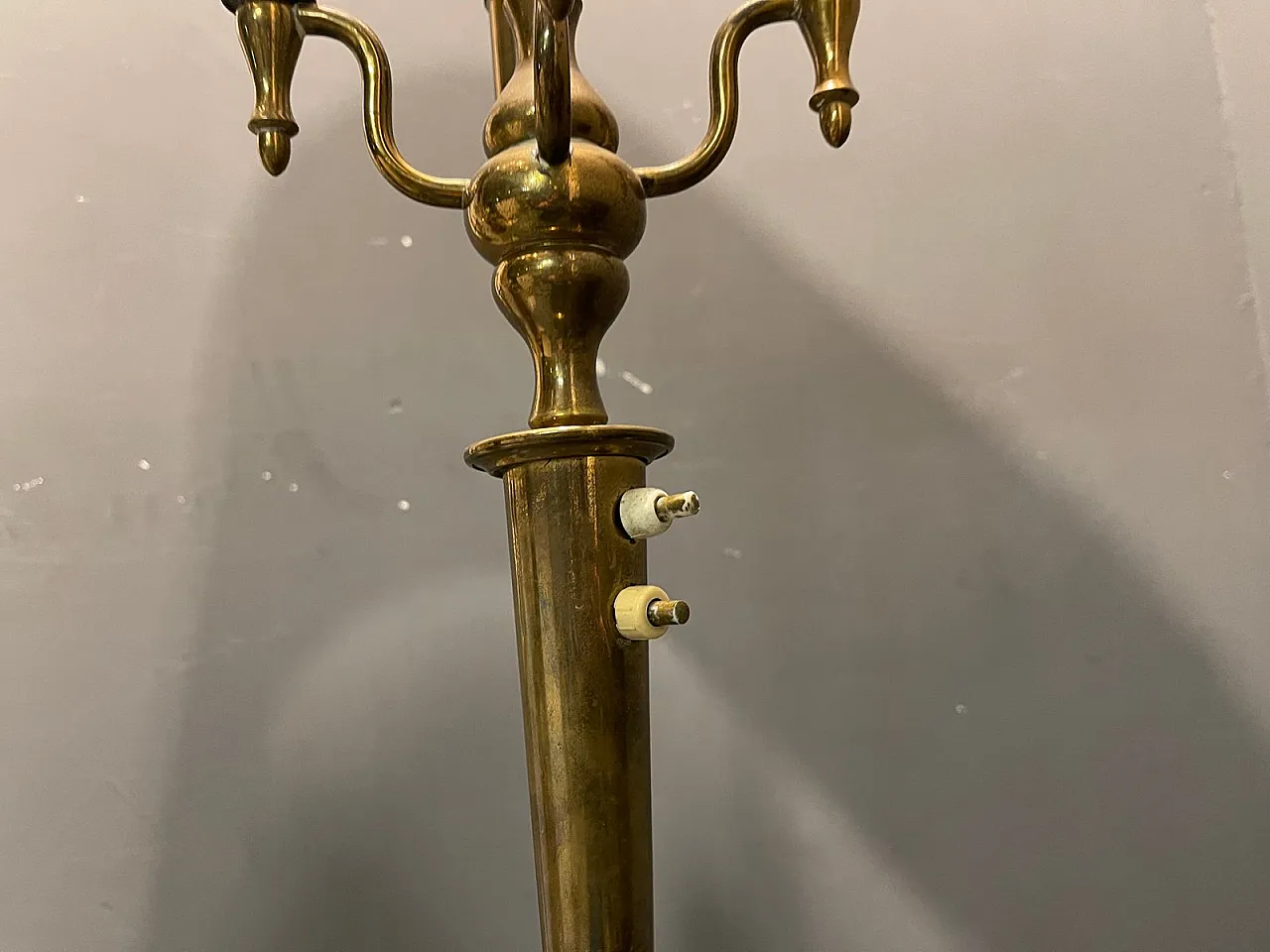 Bronze floor lamp by Pietro Chiesa, Italy, 1950s 3