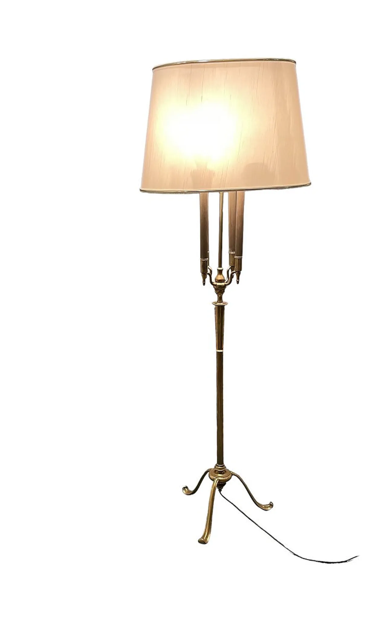 Bronze floor lamp by Pietro Chiesa, Italy, 1950s 7