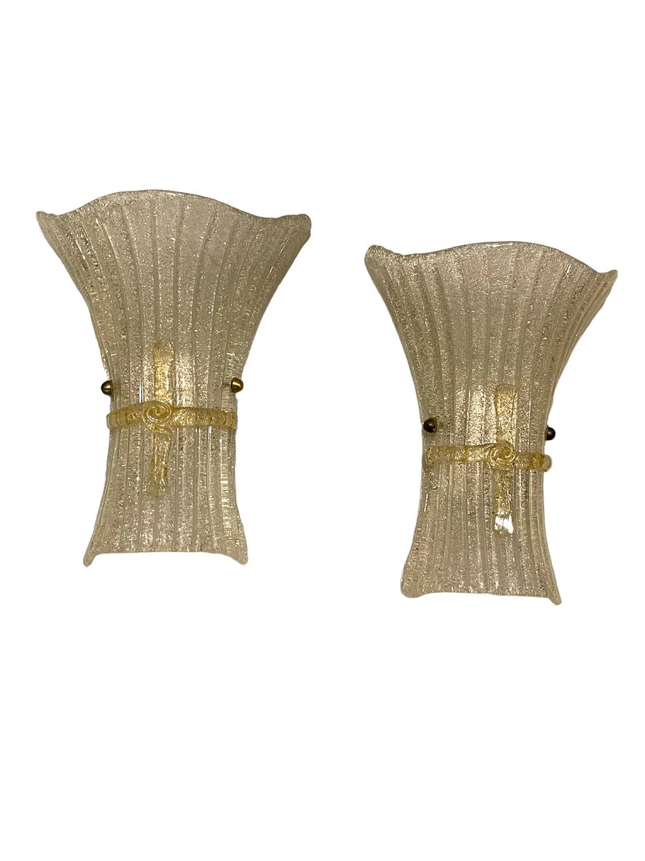 Applique in vetro di Murano, anni '80 1