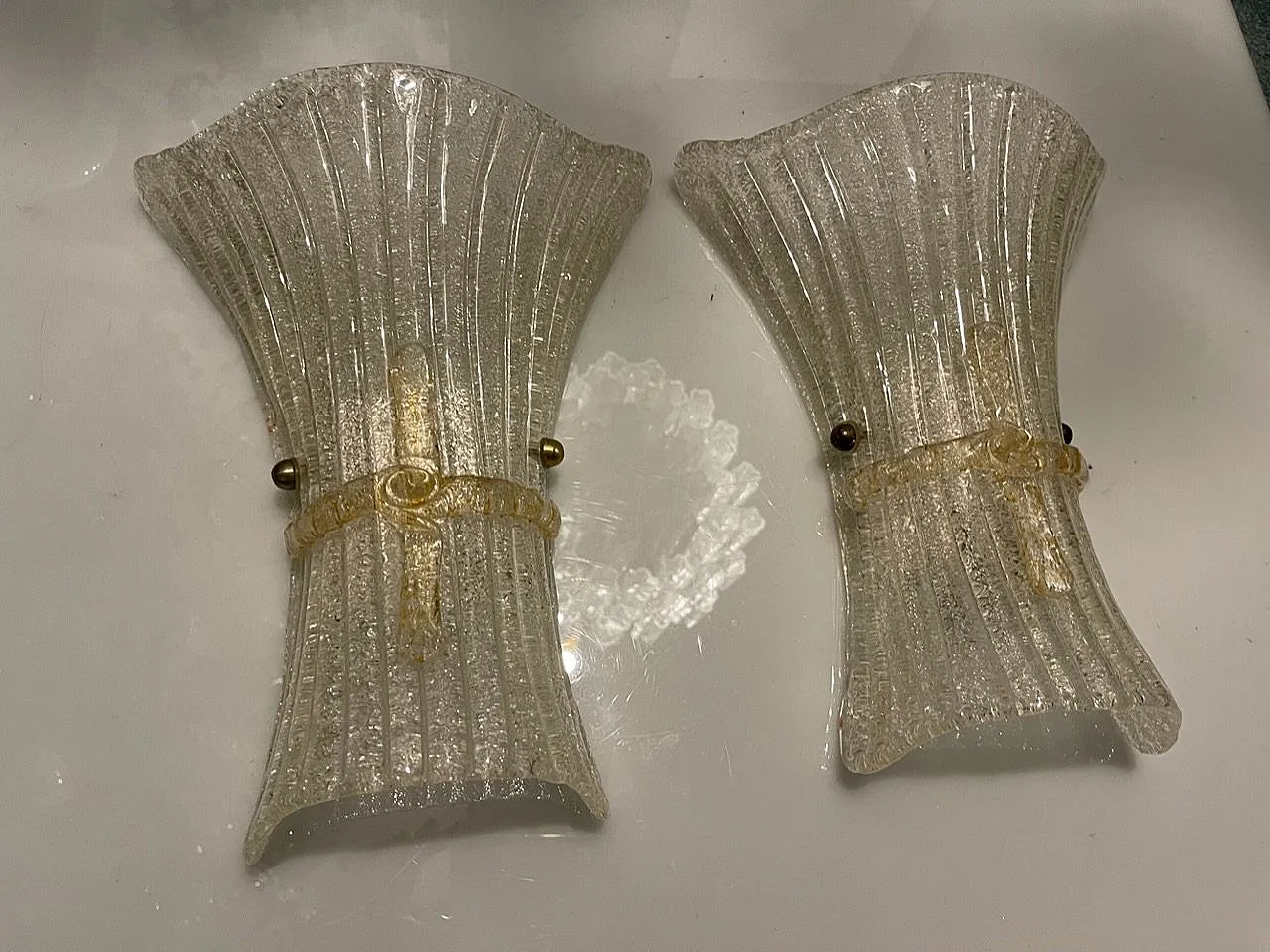 Applique in vetro di Murano, anni '80 3