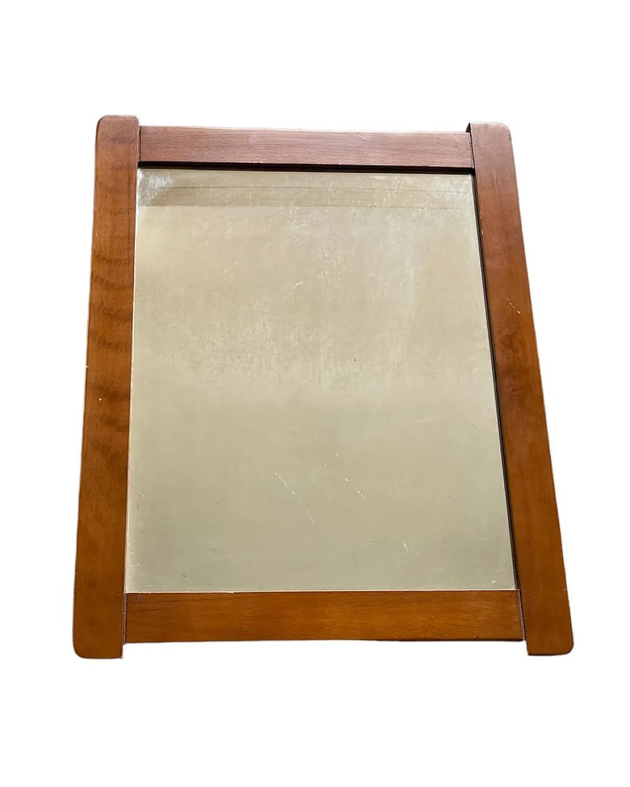 Specchio rustico in legno, Italia, anni '60 1