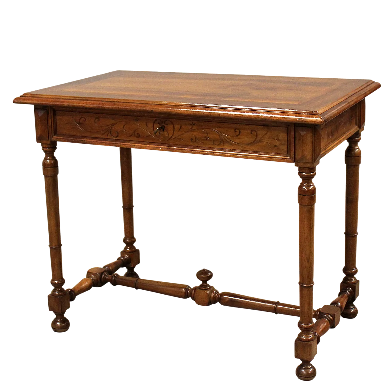 Tavolino scrittoio in noce '800 16