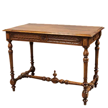 19th century walnut writing desk