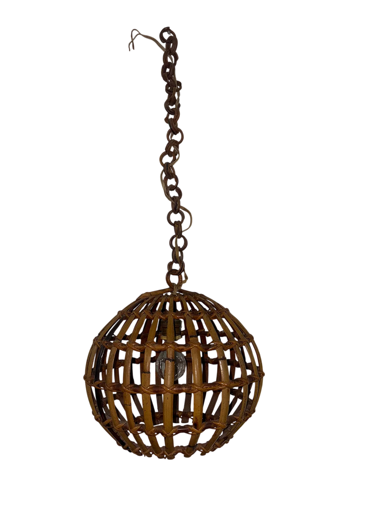 Bamboo chandelier, 30s 9