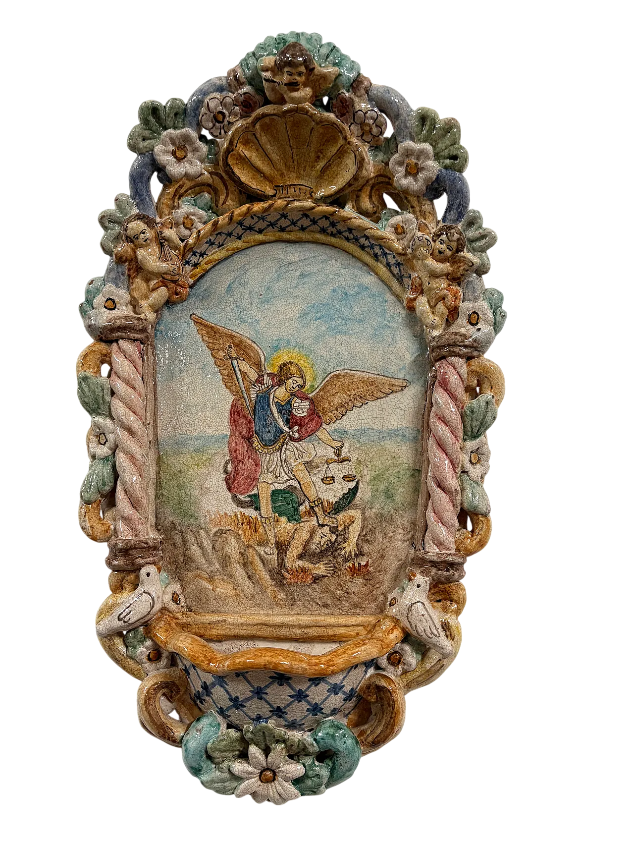 Acquasantiera San Michele Arcangelo, anni '50 18