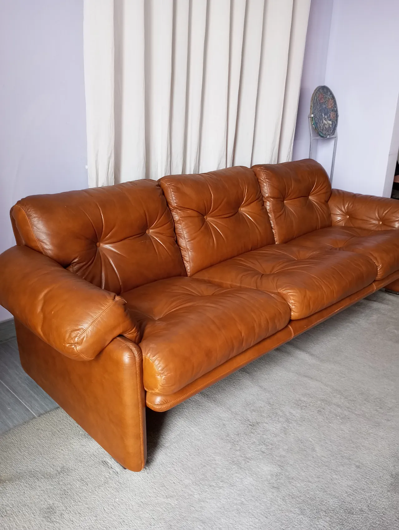 Three-seater sofa Coronado by Afra & Tobia Scarpa for C&B, 1960s 2