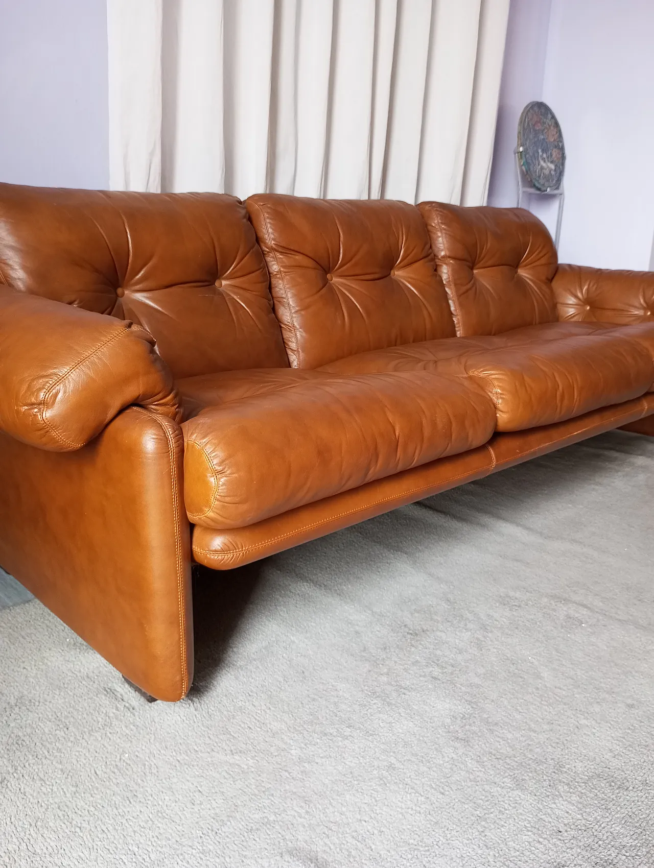 Three-seater sofa Coronado by Afra & Tobia Scarpa for C&B, 1960s 3