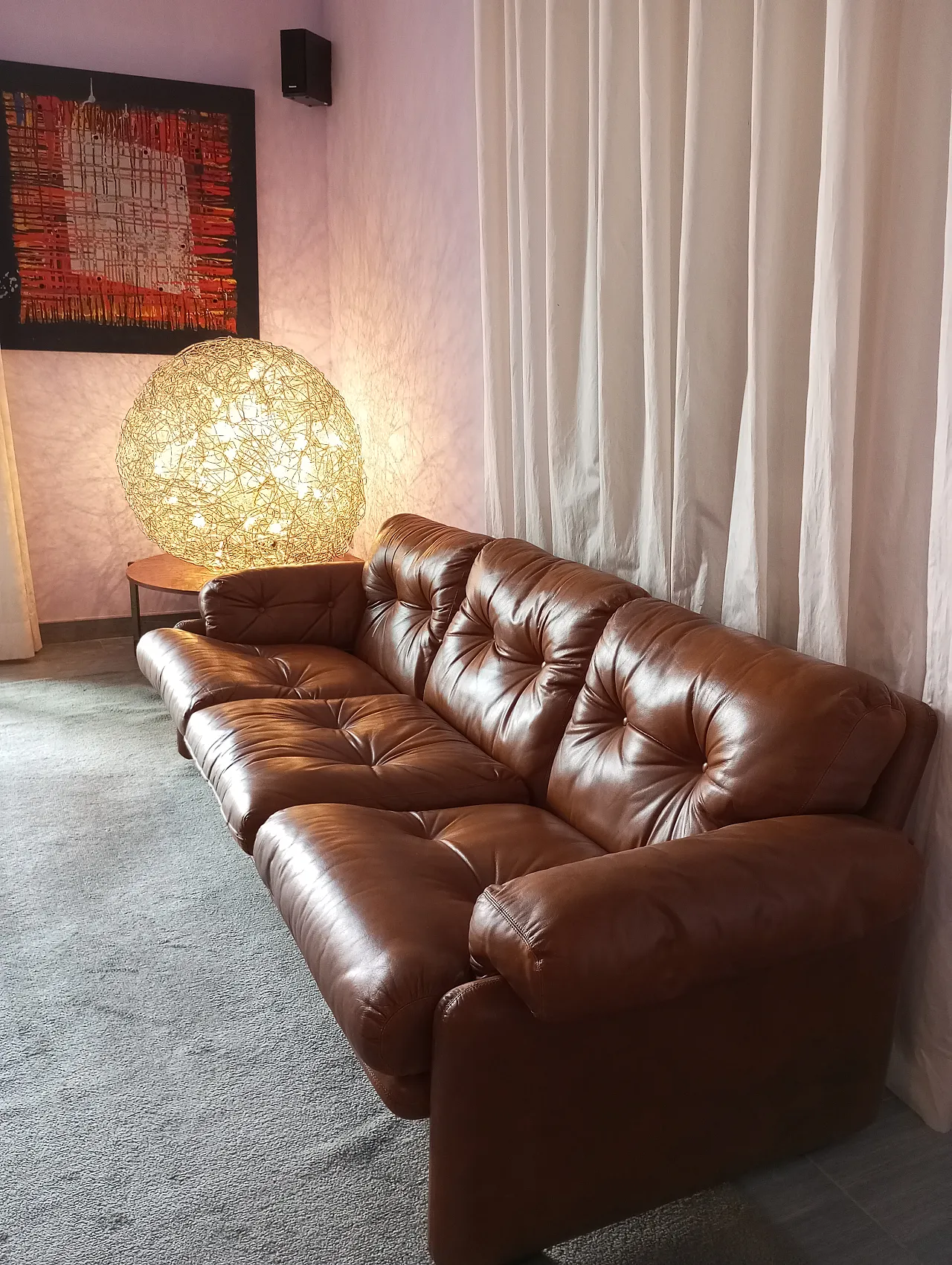 Three-seater sofa Coronado by Afra & Tobia Scarpa for C&B, 1960s 4