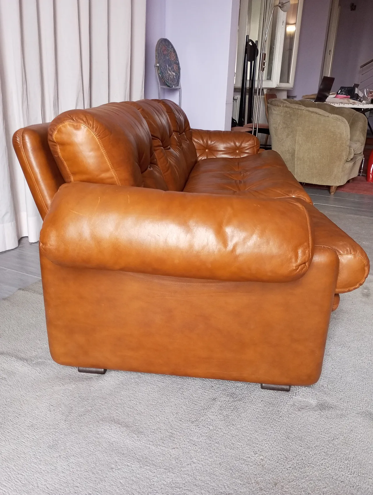 Three-seater sofa Coronado by Afra & Tobia Scarpa for C&B, 1960s 10