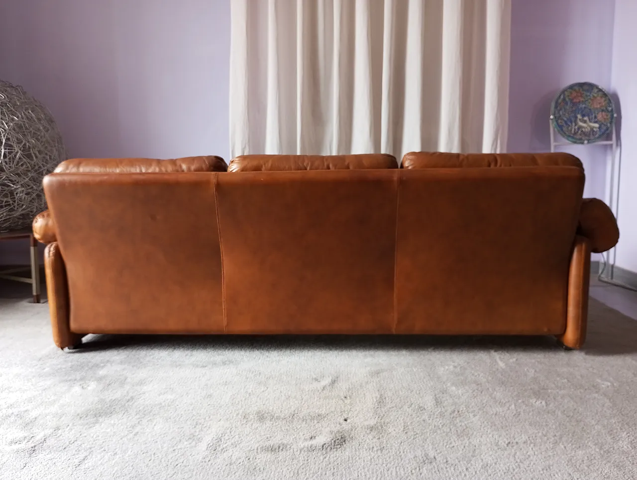 Three-seater sofa Coronado by Afra & Tobia Scarpa for C&B, 1960s 13