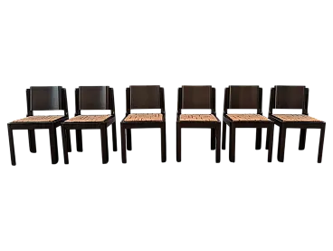 6 sedie da pranzo in design Postmoderno, anni '80