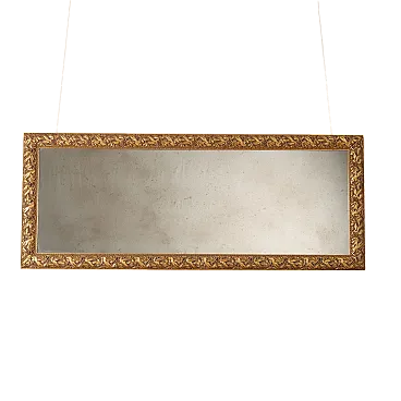 Specchio con cornice intagliata e dorata, fine '900