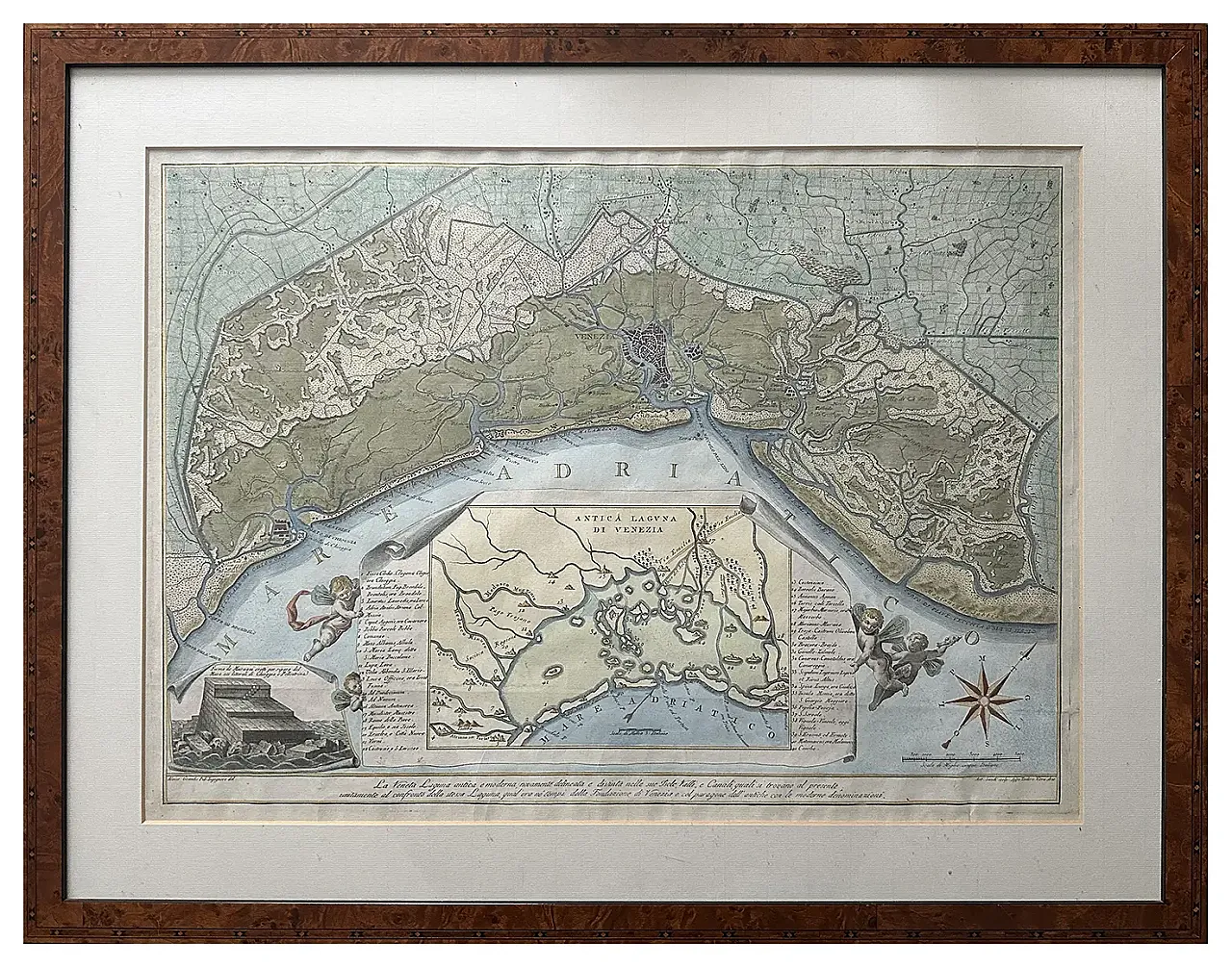 Antonio Sandi, The Ancient and Modern Venetian Lagoon, 18th century 1