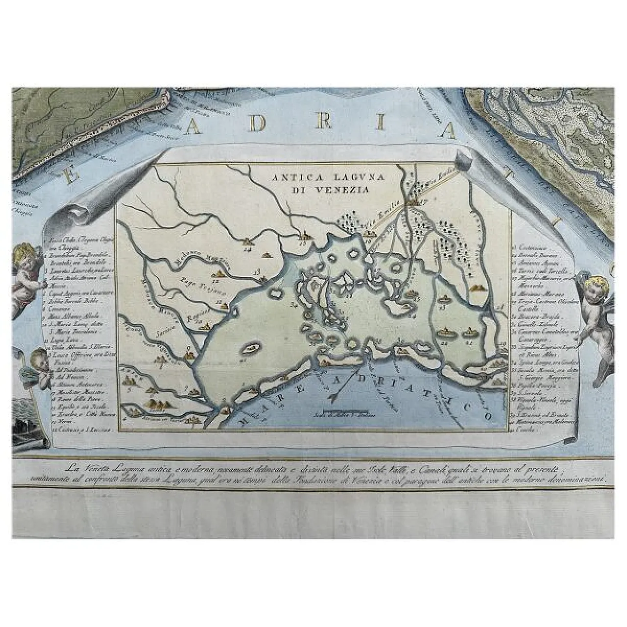 Antonio Sandi, The Ancient and Modern Venetian Lagoon, 18th century 3