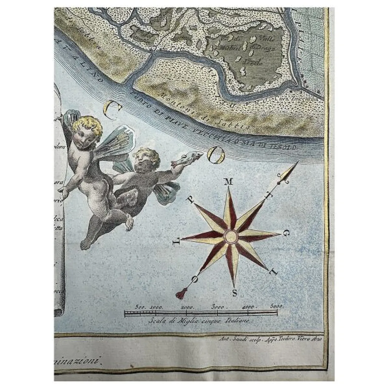 Antonio Sandi, The Ancient and Modern Venetian Lagoon, 18th century 5